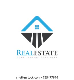 Real estate logo design template