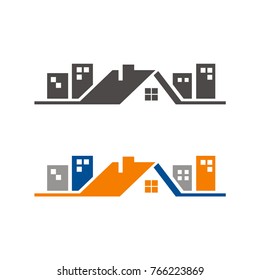 Real Estate logo design template vector illustration