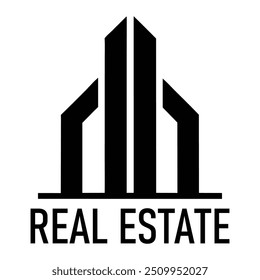 Real estate Logo Design Unique Design Vector