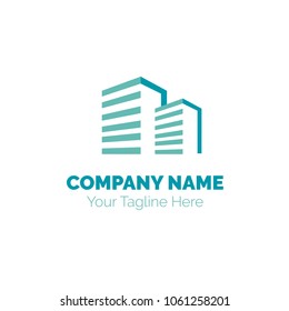 Real Estate Logo design vector template. Building Construction Development Logotype concept icon.