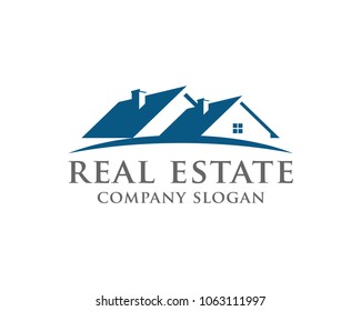 Real Estate Logo Design Vector Template