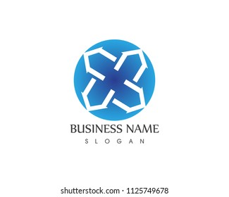 Real estate logo design vector