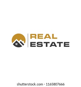 real estate logo design vector, home logo