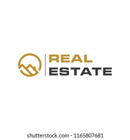 real estate logo design vector, home logo