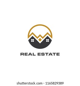 REAL ESTATE LOGO DESIGN VECTOR