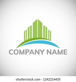 Real Estate Logo Design. Vector illustration