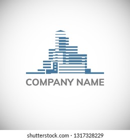 Real Estate Logo Design. Vector illustration