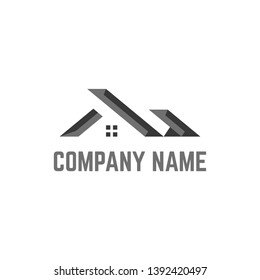 real estate logo design vector