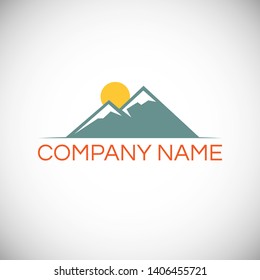 Real estate logo design. Vector illustration