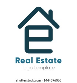 Real Estate Logo Design. Vector Illustration.