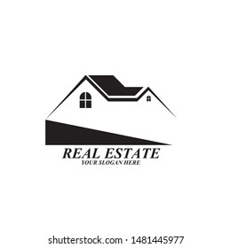 Real Estate Logo Design Vector Illustration
