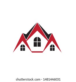 Real Estate Logo Design Vector Illustration
