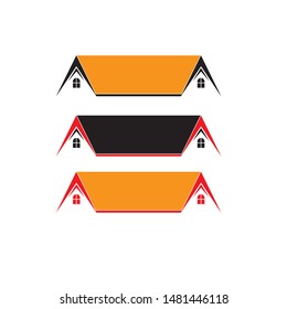 Real Estate Logo Design Vector Illustration
