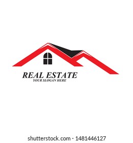 Real Estate Logo Design Vector Illustration
