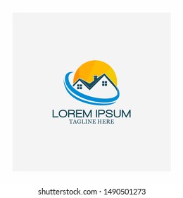 Real Estate Logo Design Vector