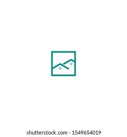 real estate logo design vector 