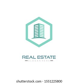 real estate logo design vector