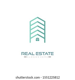 real estate logo design vector