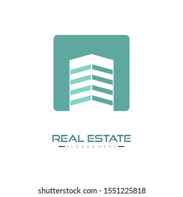 real estate logo design vector