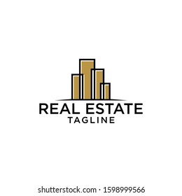 Real Estate Logo Design Vector Illustration. design inspiration