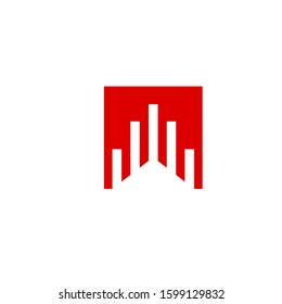 real estate logo design vector template sign icon