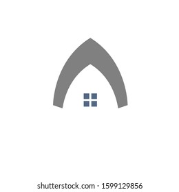real estate logo design vector template sign icon