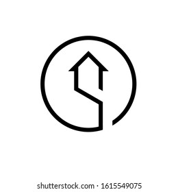 real estate logo design vector template sign