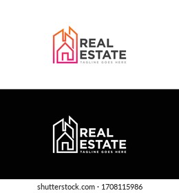 Vector de diseño de logotipo inmobiliario