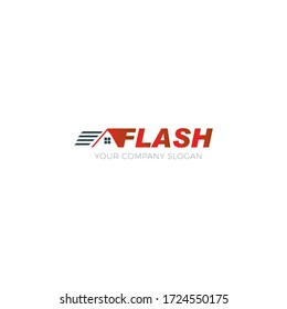 Diseño de logotipo inmobiliario, plantilla de vectores, fácil de usar 