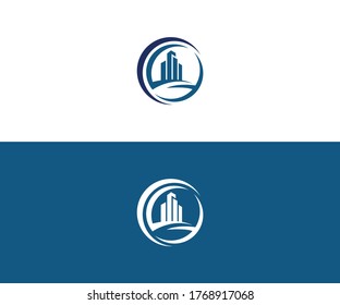 real estate logo design vector format
