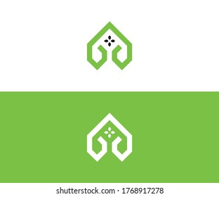 Design des Immobilienlogos, Vektorformat