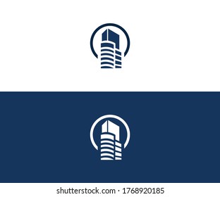 Design des Immobilienlogos, Vektorformat