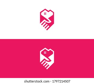 Real estate logo design vector format