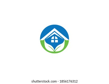 Real estate logo design vector icon template