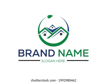 Real estate logo design vector file