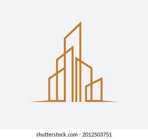 Ilustración de la plantilla del vector de diseño del logotipo inmobiliario
