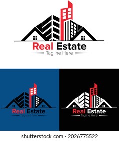 Real Estate logo design vector