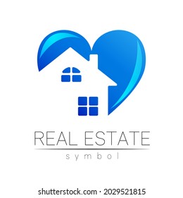 Real Estate Logo Design in Vector für die Immobilienbranche Haussymbol für Brand Identity Business Company