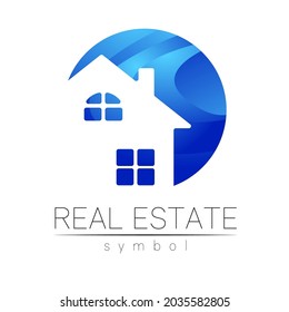 Diseño de logotipos inmobiliarios en vectores con elementos de promoción de marca para el sector inmobiliario Símbolo de la casa para la marca Identity Business Company