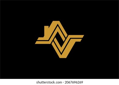 Real estate logo design vector. Sign house logo illustration. Abstract logo design for real estate company business.