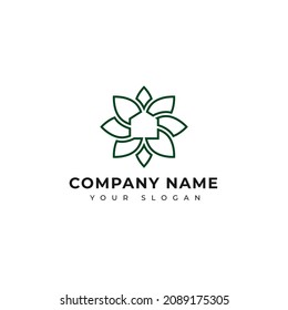 Real estate logo design vector template