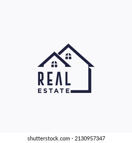 real estate logo design vector