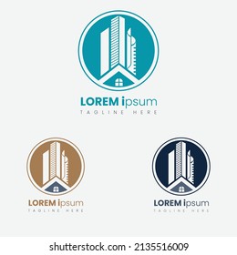 Real Estate Logo Design Vector eps