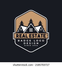 real estate logo design vector