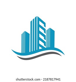  Diseño del logotipo inmobiliario. Imagen del vector