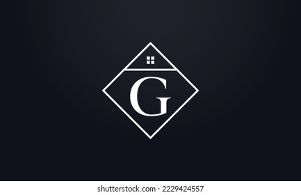 Real estate logo design vector and real estate symbol. building logo icon. Property monogram and Window logo sign. Real estate house monogram logo letter