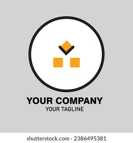 Real estate logo design vector