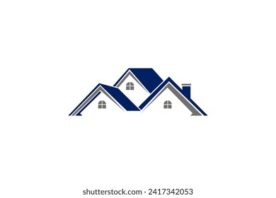 Real estate logo design vector