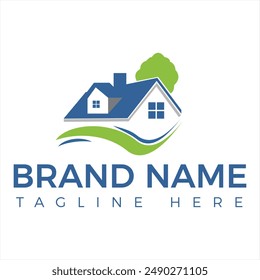 Plantilla de Vector de diseño de logotipo inmobiliario 