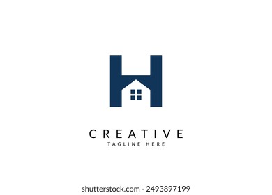 Ilustración del Vector del diseño del logotipo de la propiedad inmobiliaria.